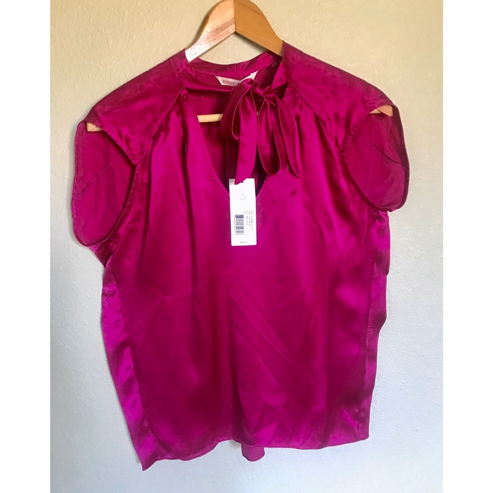 Rebecca Taylor Silk charmeuse top